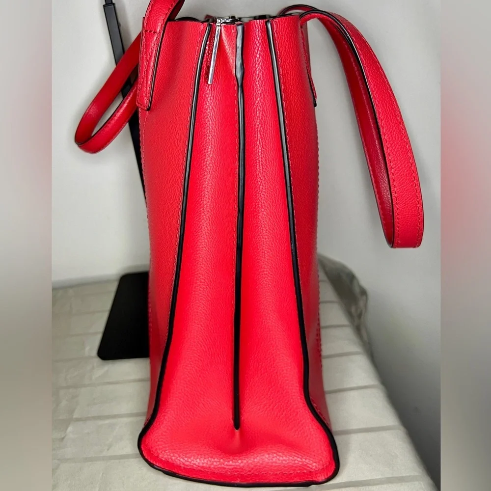 Marc Jacobs Red Leather Tote Bag